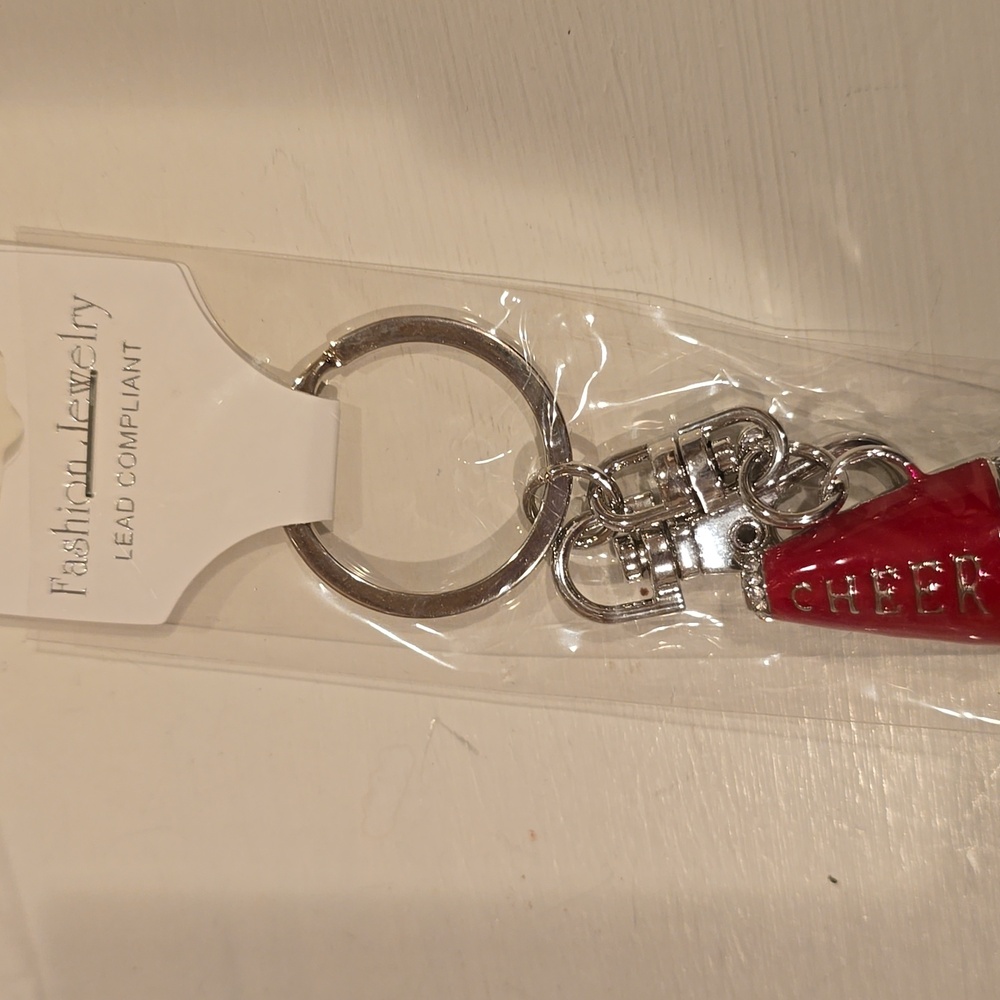 BULK Red Cheer Keychain 12 - Picture 3 of 4